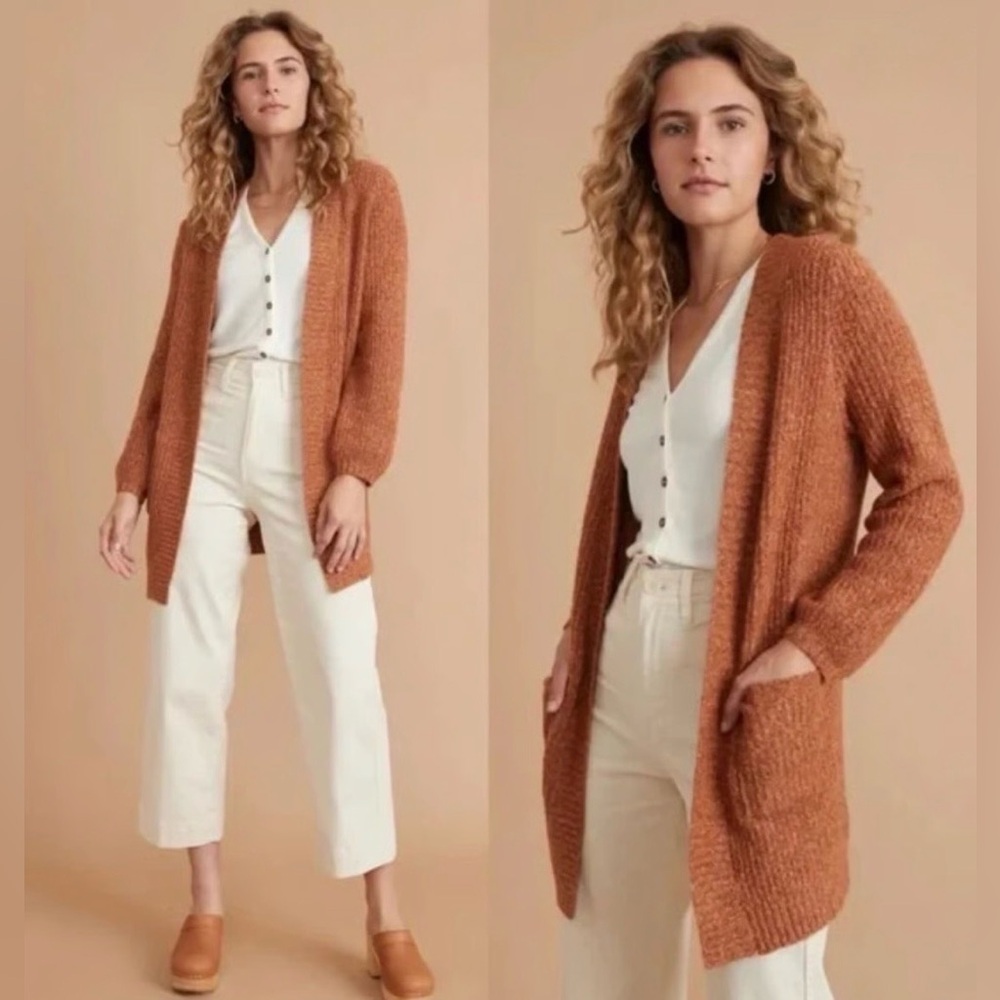 Marine Layer Women's Rust Cardigan